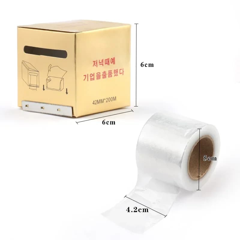 Rouleau de film plastique de conservation pour microblading, accessoire de tatouage, fournitures de 