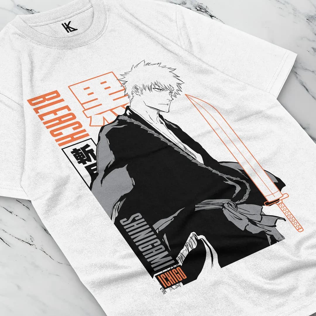 T-shirt unisexe Bleach Ichigo Kurosaki