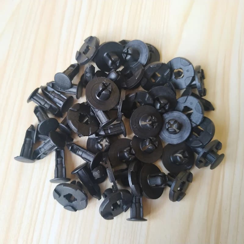 Clips de Garniture en Plastique de 8mm pour Doublures d'Arc de Roue Nissan, Bouclier de Baie de Mote