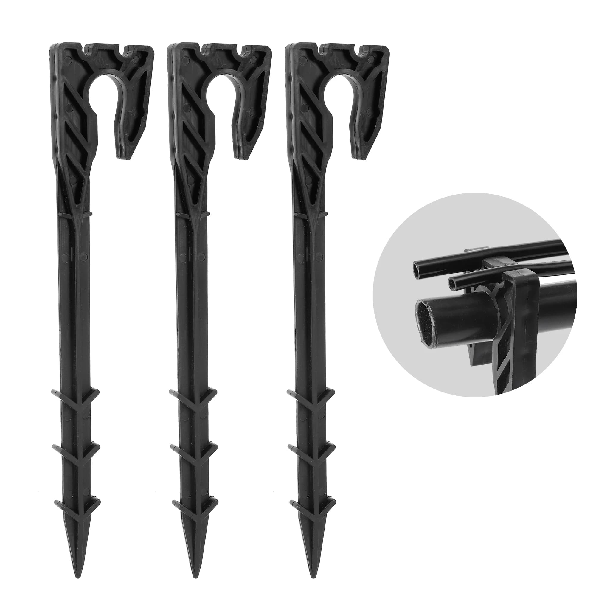 Nouveau piquets de sol 3/5mm 4/7mm 16mm piquets fixes Tube support fixe Micro-pulvérisation goutte à