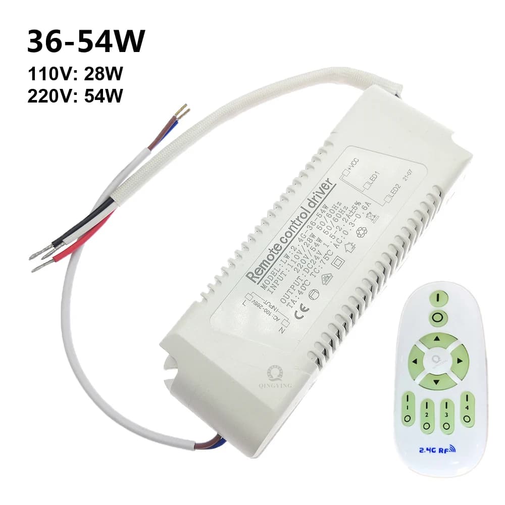 Sortie 24V 2.4G télécommande LED pilote 108W 150W alimentation pour double couleur LED bande gradati