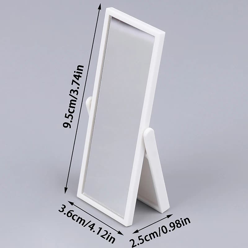 Maison de poupée Miniature 1:12, Simulation de miroir pleine longueur, accessoires de meubles pour d