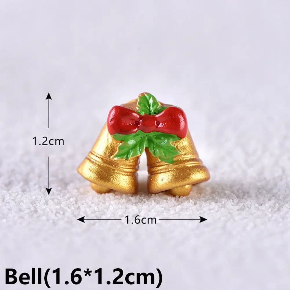 Maison de poupée en résine, Micro paysage, jardin féerique, décorations de noël, Figurine de bonhomm