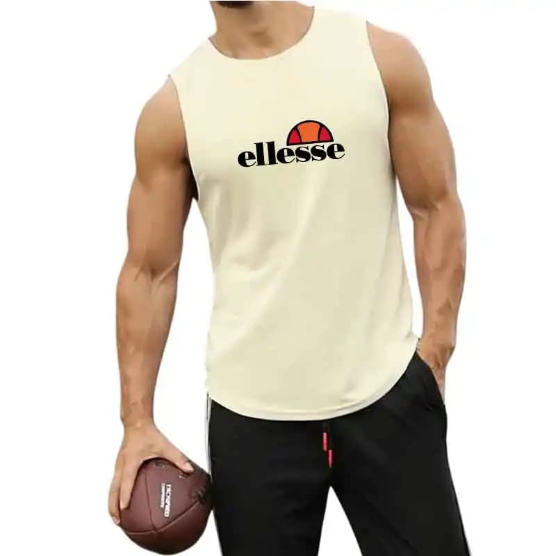 Gilet de sport sans manches pour hommes, camisole ample pour la course, l'entraînement, le basketbal