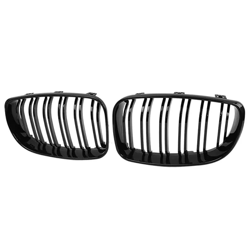 Pour BMW série 1 E81 E87 2004-2011 noir brillant grilles couverture voiture pare-chocs avant amant F