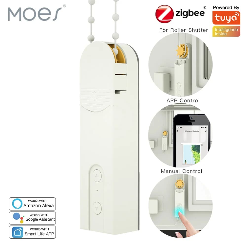MOES nouveau ZigBee intelligent bricolage stores roulants motorisés/pare-jour moteur d'entraînement 