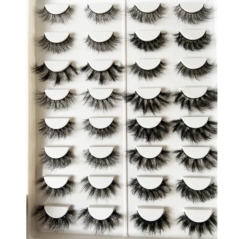16 Styles mélanger cils de vison 3D cils de vison 100% cils sans cruauté cils naturels réutilisables