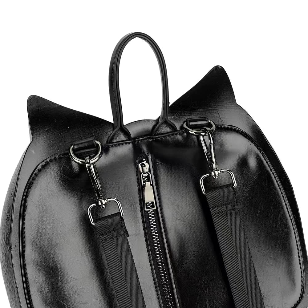 Sac à dos gothique noir en forme de chauve-souris pour fille, sac à main d'halloween, sacs de haute 