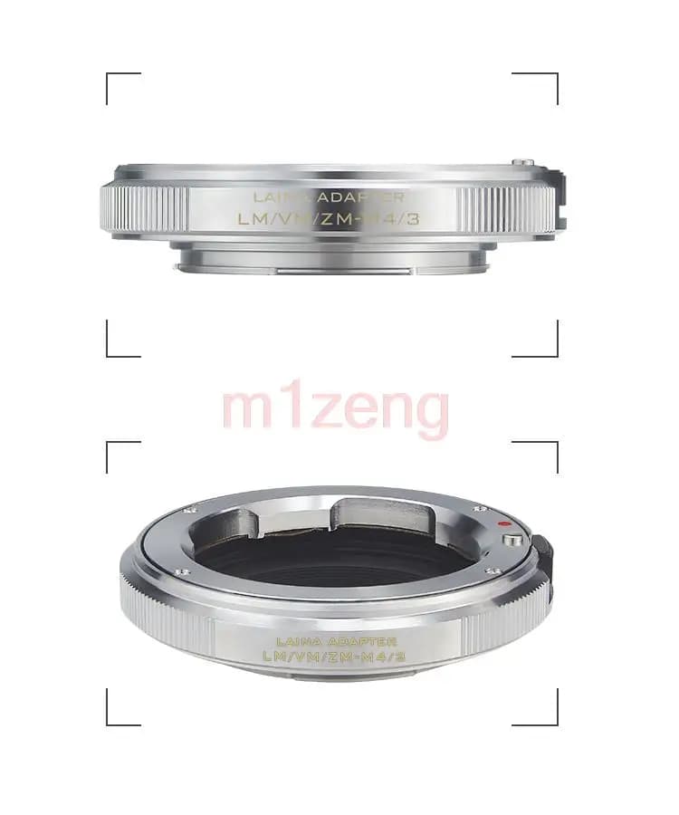 Bague d'adaptation pour objectif leica M LM à Olympus Panasonic figuré/3 M43 G1 mesur4 GH1 GF1 GF3 g