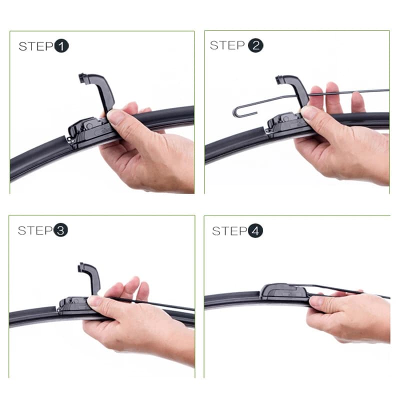 Erick's Wiper-Kit d'essuie-glace avant et arrière pour Mazda CX-30 CX30 2019-2023, pare-brise, bross