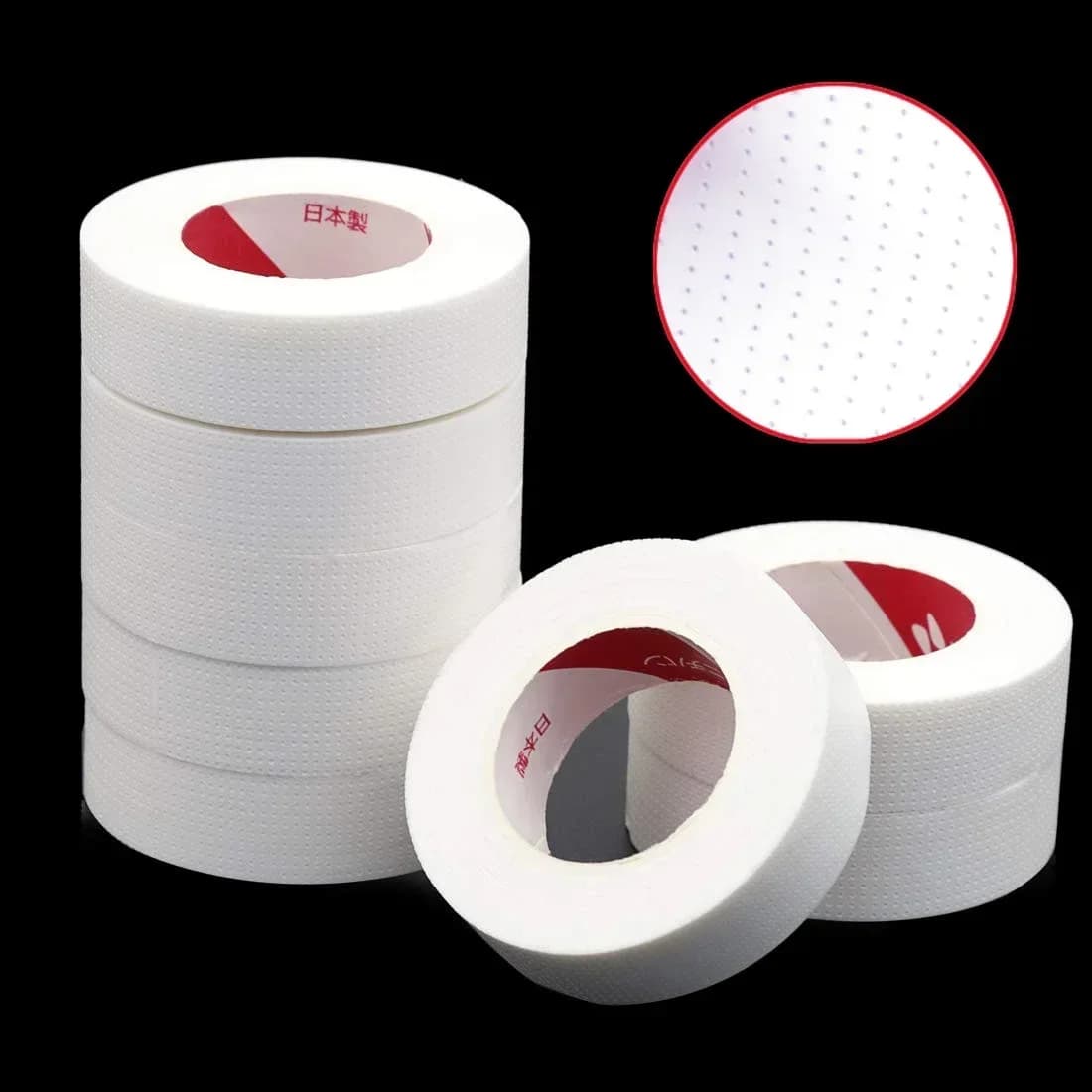 Ruban isolant japonais pour extension de cils, non pelucheux, coussinets sous les yeux, ruban non ti