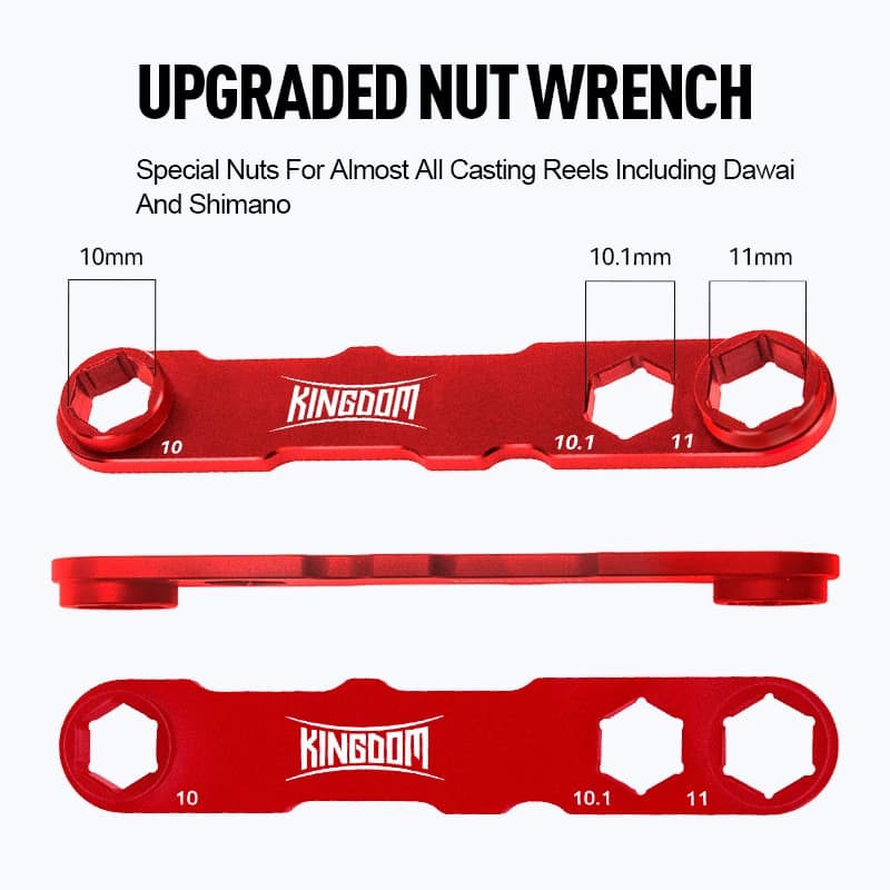 Kingdom outils pour l'entretien du moulinet 10 pièces outil de roulement pour Kit de réparation de m