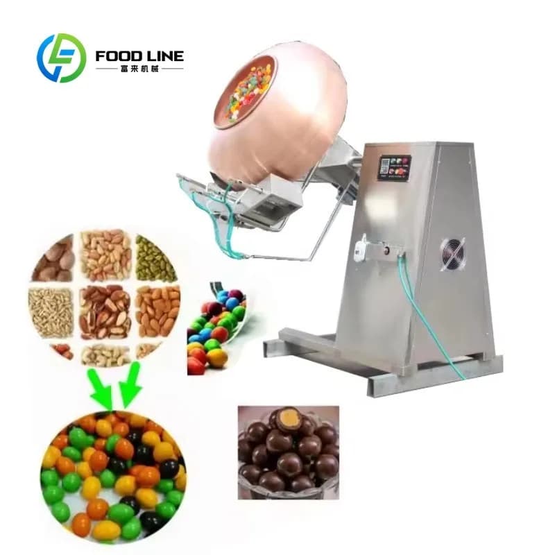 Machine professionnelle de confiserie à cuisson automatique par sublimation externe pour la carameli