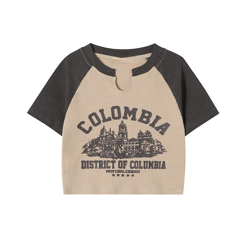 T-shirt à Manches Courtes et Col Rond pour Femme, Haut Précieux, Décontracté, avec Lettres Imprimées