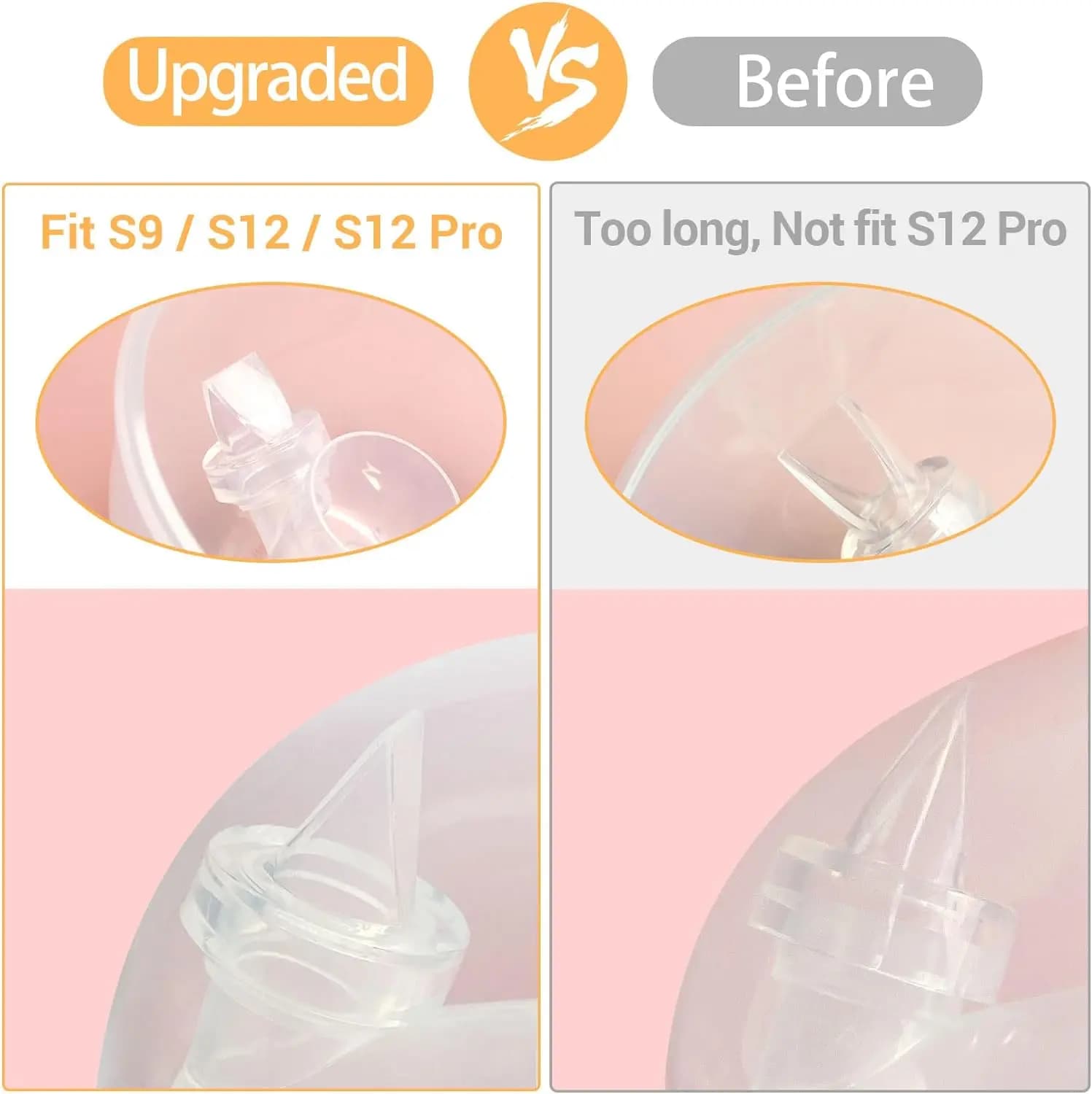 Valve à bec de canard en Silicone et diaphragme en Silicone, Compatible avec les pièces de tire-lait