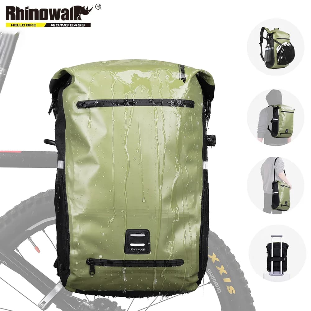 Bal inowalk-Sac à dos de vélo étanche, sac de vélo portable, sac de vélo arrière, sac de coffre VTT,