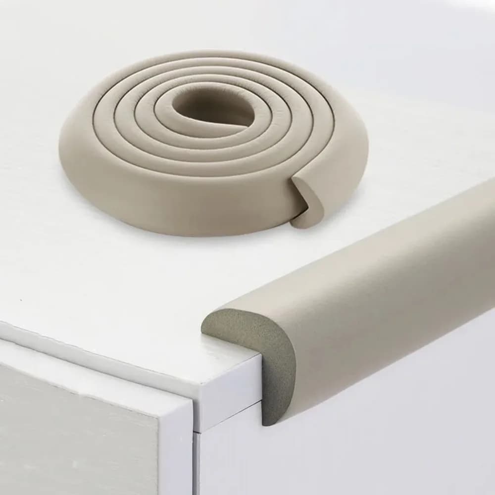 Bande de protection souple pour bord de table/bureau, 2M/78,74 pouces, protection en forme de L, par
