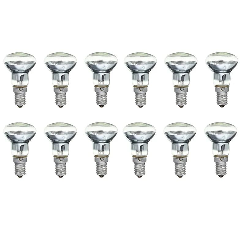 Hlzs-lampe de lave de remplacement E14 R39 30W projecteur vis dans l'ampoule clair réflecteur Spot a
