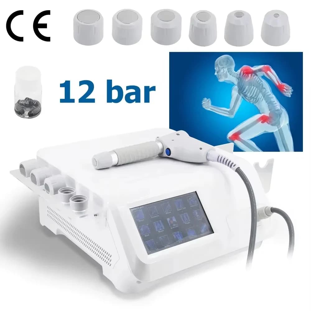 2025 plus récent 12bar Radial nouvelle thérapie par ondes de choc ED traitement douleur-point tissus
