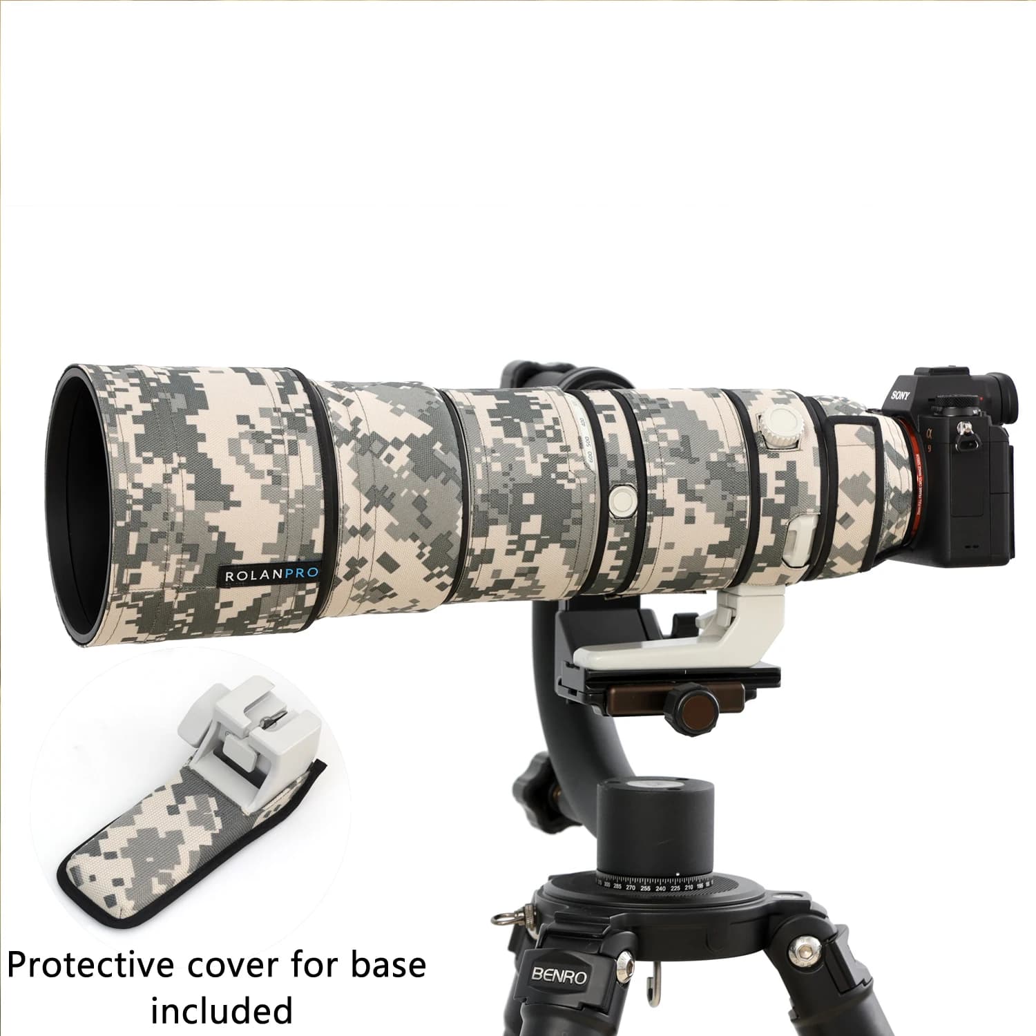 ROLANPRO manteau d'objectif pour Sony FE 200-600mm F5.6-6.3 G OSS couvercle d'objectif sony 200600 o