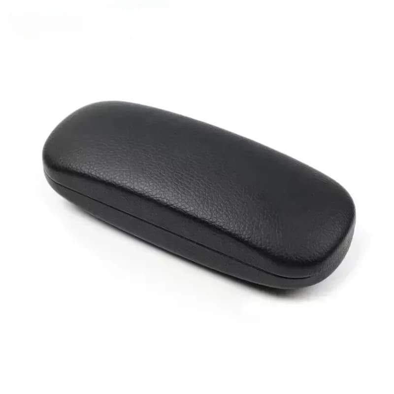 Étui rigide en cuir PU pour lunettes pour hommes et femmes - Étui de protection pour lunettes de lec