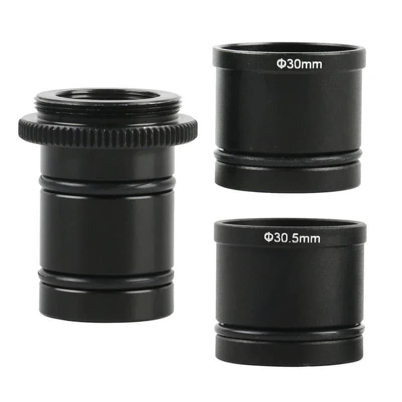 Adaptateur de caméra de Microscope à monture C de 23.2mm, anneau d'adaptation d'oculaire électroniqu