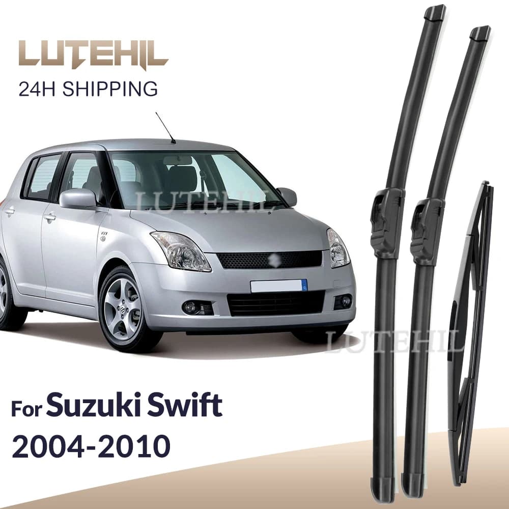 Pour Suzuki Swift 2004-2010 2005 2006 2007 2008 2009 balais d'essuie-glace avant et arrière pare-bri