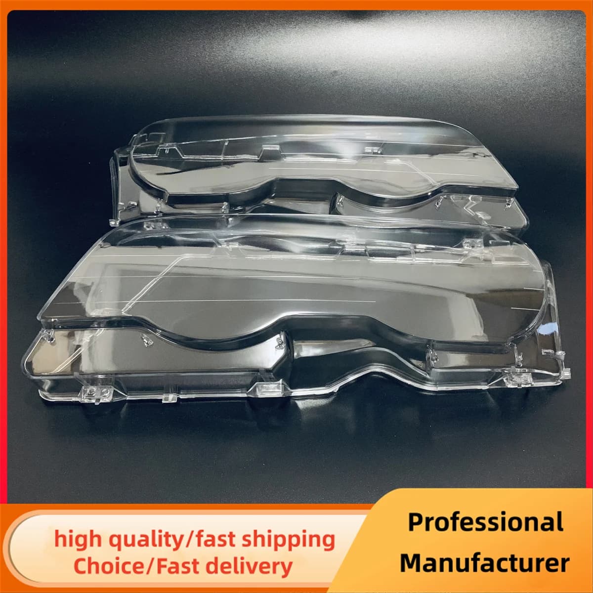 Couvercle de lentille de phare avant de voiture gauche + droite, pour BMW E46 2 portes 1999-2003 M3 