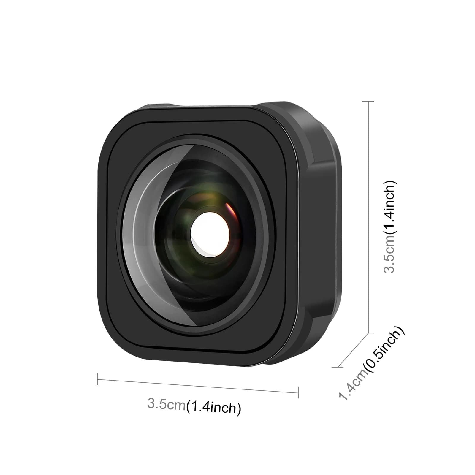 Objectif grand Angle PULUZ Max Mod pour GoPro Hero13 noir/ Hero12 noir/ HERO11 noir/ HERO10 noir/ HE