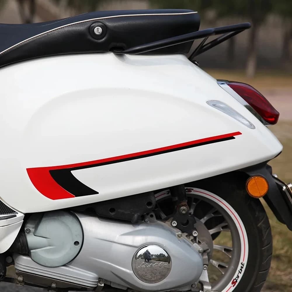 Autocollants réfléchissants pour moto, accessoires pour Scooter, corps latéral, pour Piaggio Vespa S