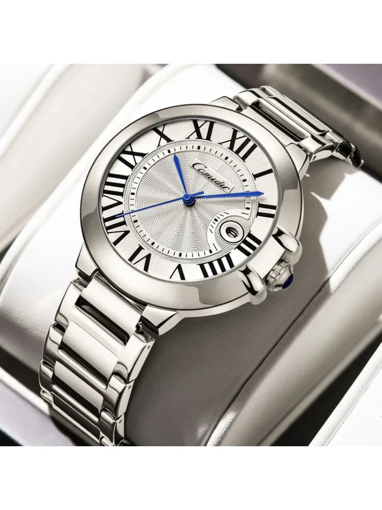 Montre pour hommes ballon bleu hommes étanche mode affaires Quartz hommes Warches chiffre romain
