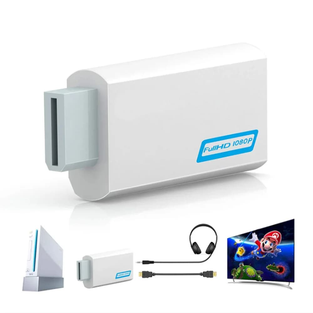 Full HD 1080P HDMI Compatible Convertisseur Adaptateur HDMI Convertisseur 3.5mm Audio pour PC HDTV M