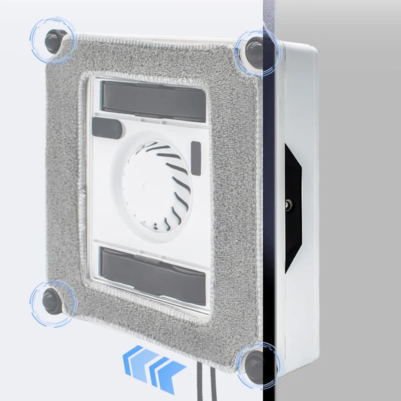 Serpillères de nettoyage pour Robot nettoyeur de vitres ABIR WD8, chiffons lavables réutilisables po