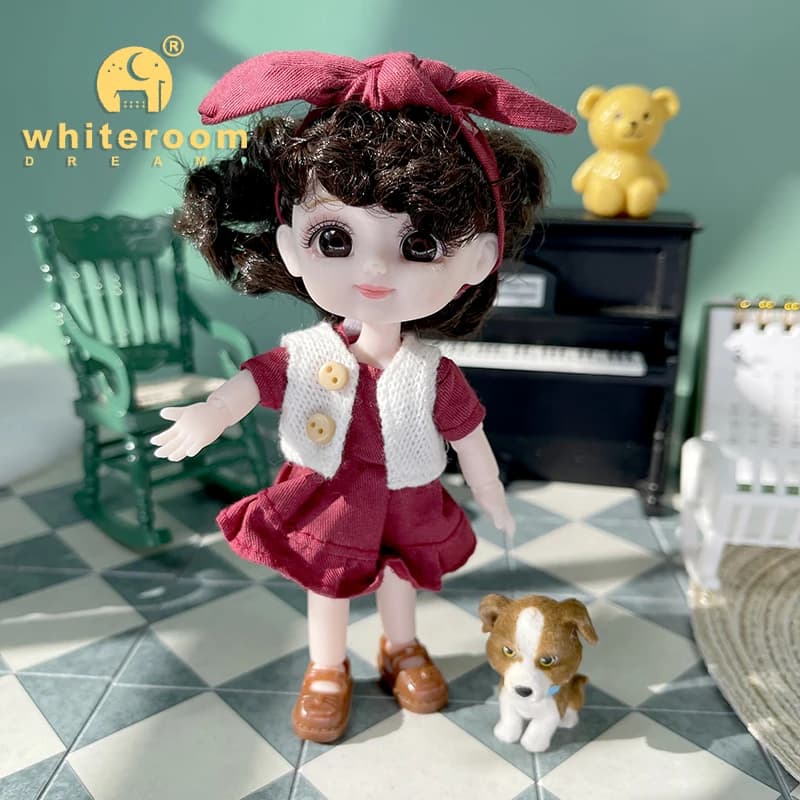 Ob11 Mini poupées pour filles 1/12 OB11 accessoires corps articulé Bjd poupée vêtements jouets pour 