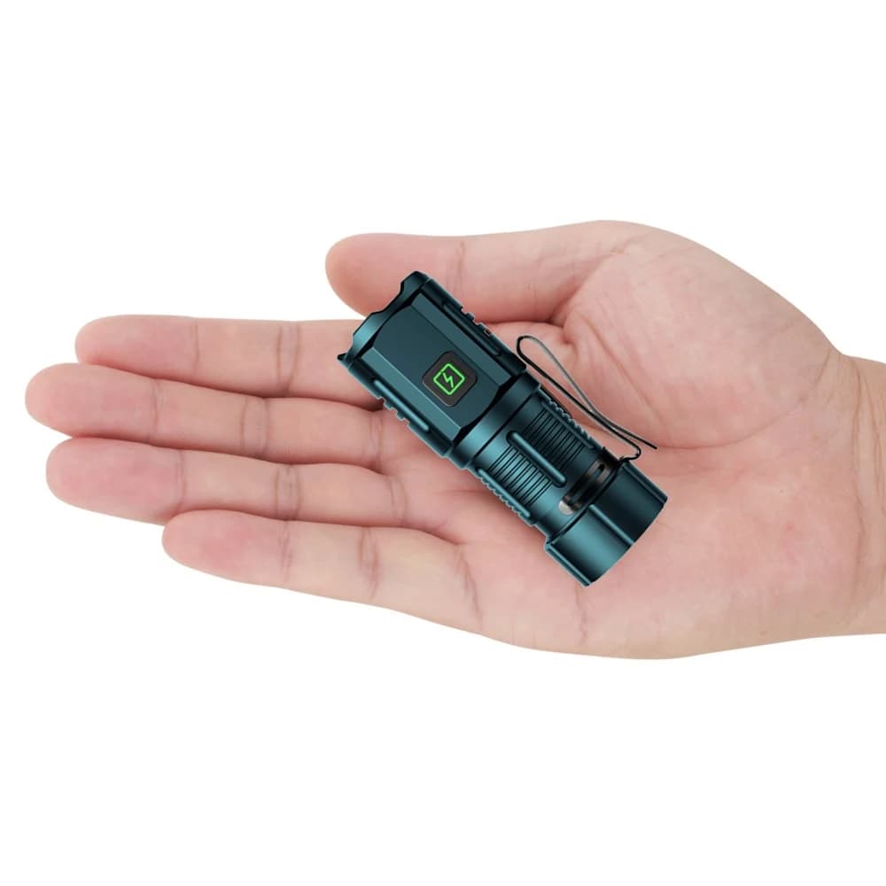 6500K 3x Led Mini paume petite lampe de poche USB Rechargeable Portable aimant torche en plein air r
