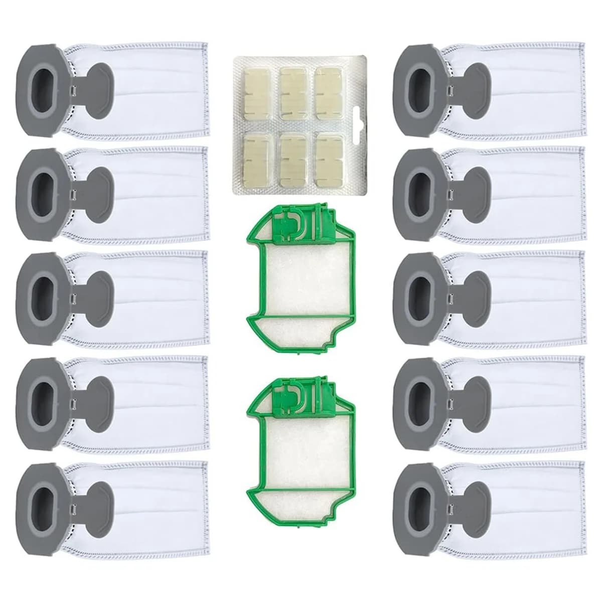 Aspirateur sans fil Vorwerk Kobold VK7 FP7, 10 sacs à poussière, 2 pré-livres, 1 comprimés parfumés,