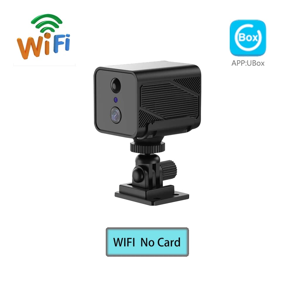 Mini caméra de sécurité WiFi 4G Ultra HD, batterie 3800 mAh, audio bidirectionnel, caméra de surveil