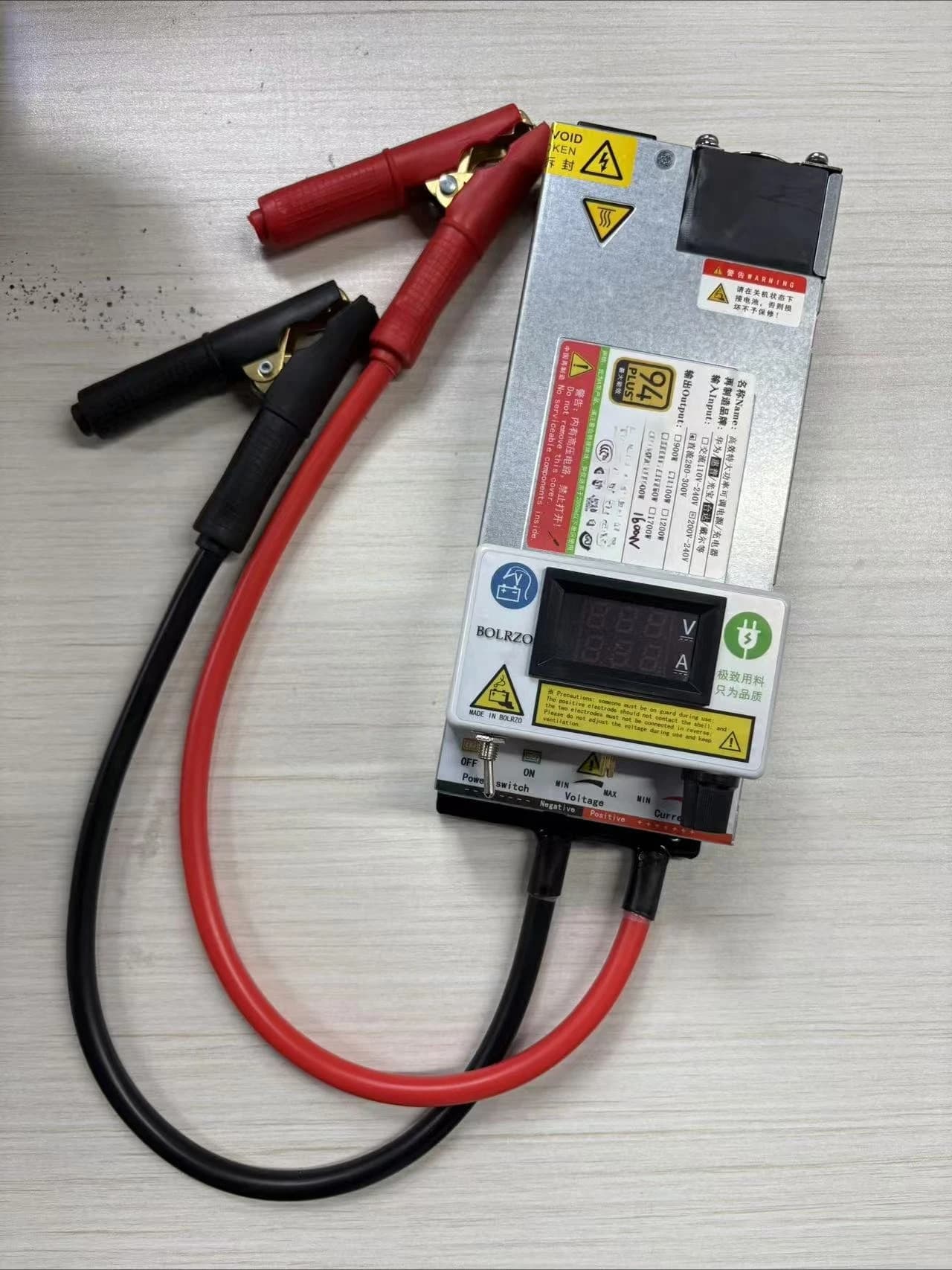 Chargeur ternaire 12.6V 14.6V, 100A 120A, alimentation de programmation de voiture, alimentation à r
