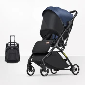 Poussette bébé haute vue légère, portable, pliable, poussette de voyage pour bébé, peut s'asseoir ou