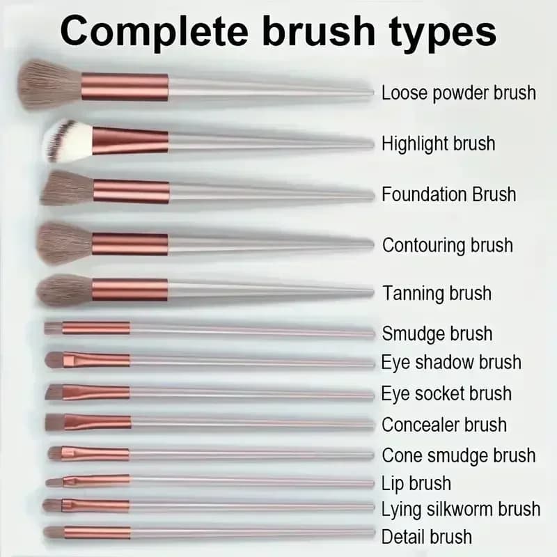 Ensemble de pinceaux de maquillage, doux et moelleux, professionnel, fond de teint cosmétique, poudr