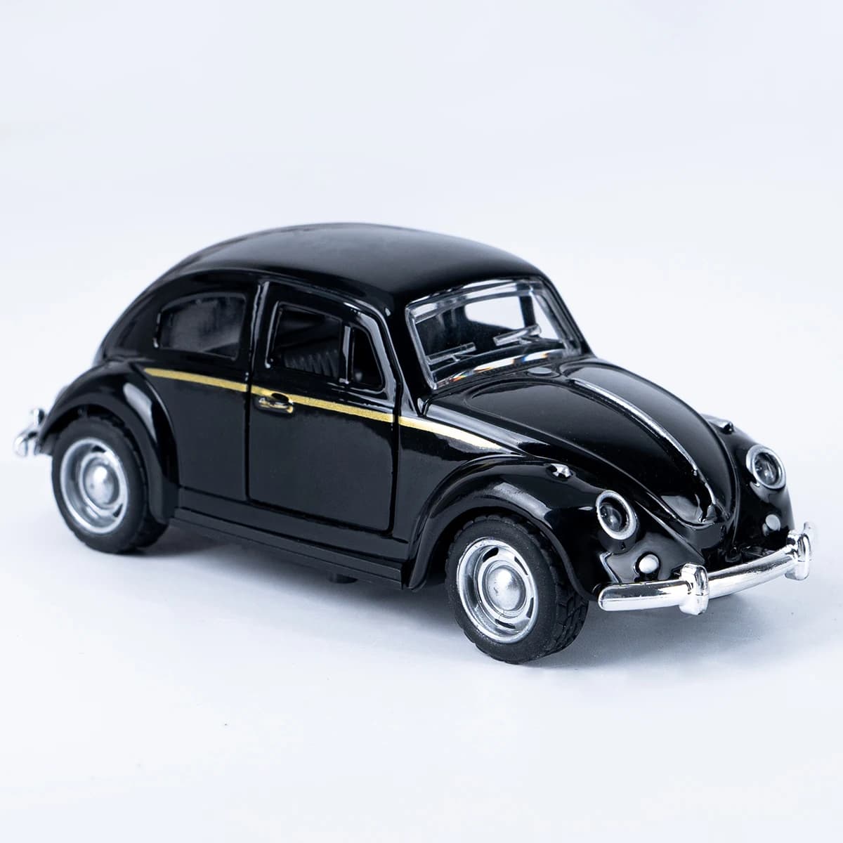 Classique 1: 36 tour alliage Double porte rétro coccinelle voitures modèle garçons et enfants jouets