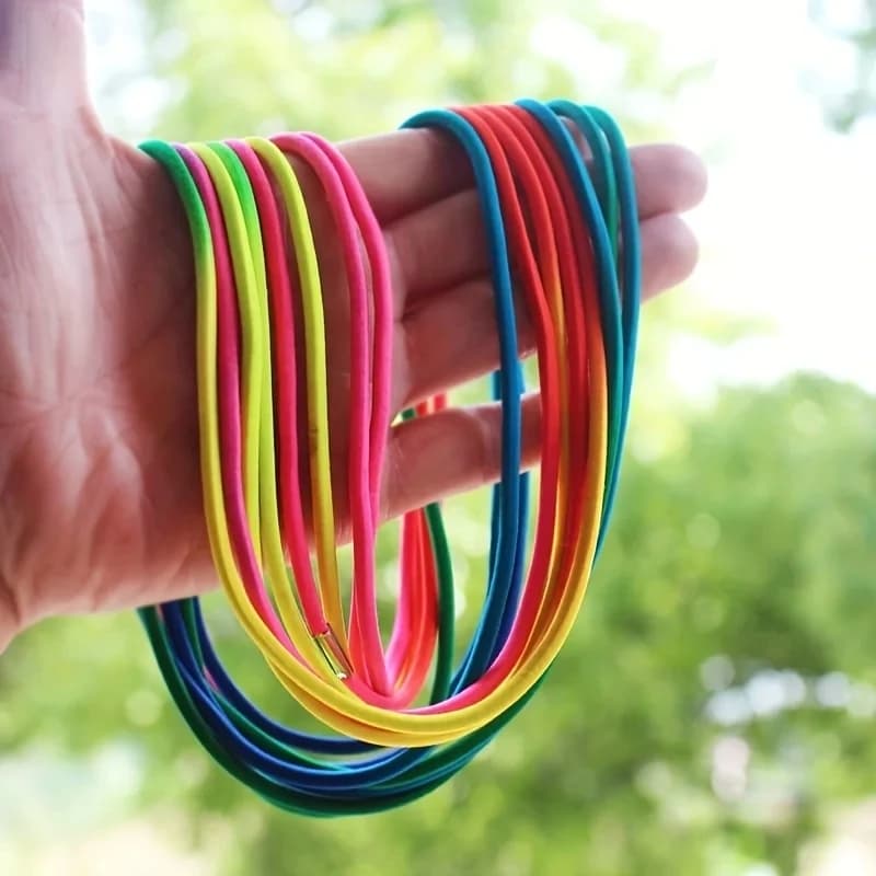 Corde à sauter Super élastique 5-10M, entraînement d'endurance, jouets d'exercice amusants, intérieu