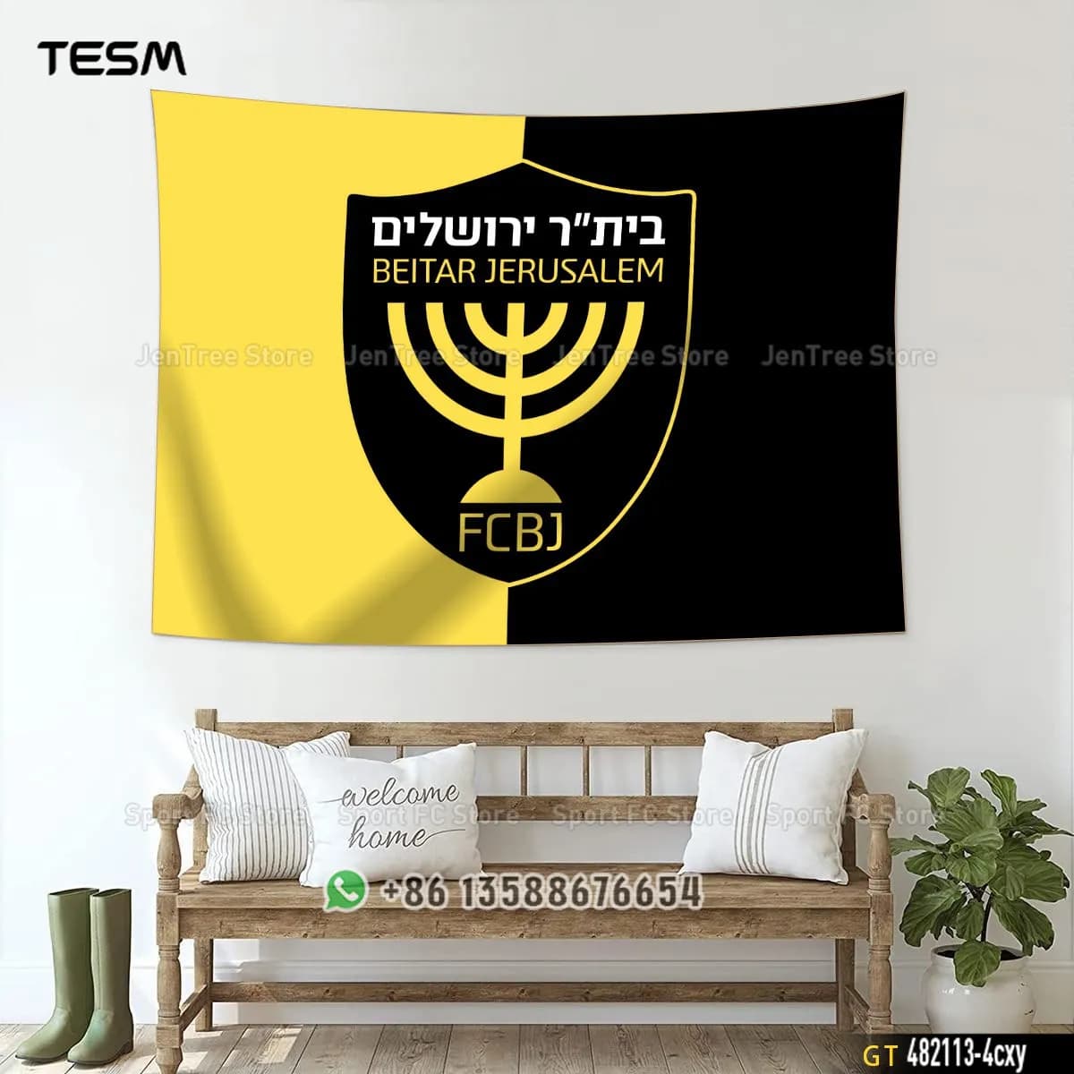TESM – tapisserie murale suspendue en tissu, décoration artistique pour salon, chambre à coucher, cu