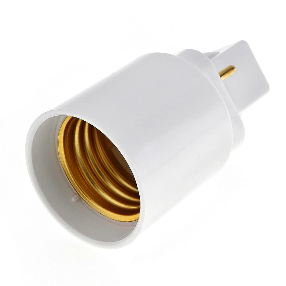 Adaptateur de Base d'ampoule G24 à E27, support de douille de lampe LED, convertisseur de lumière un