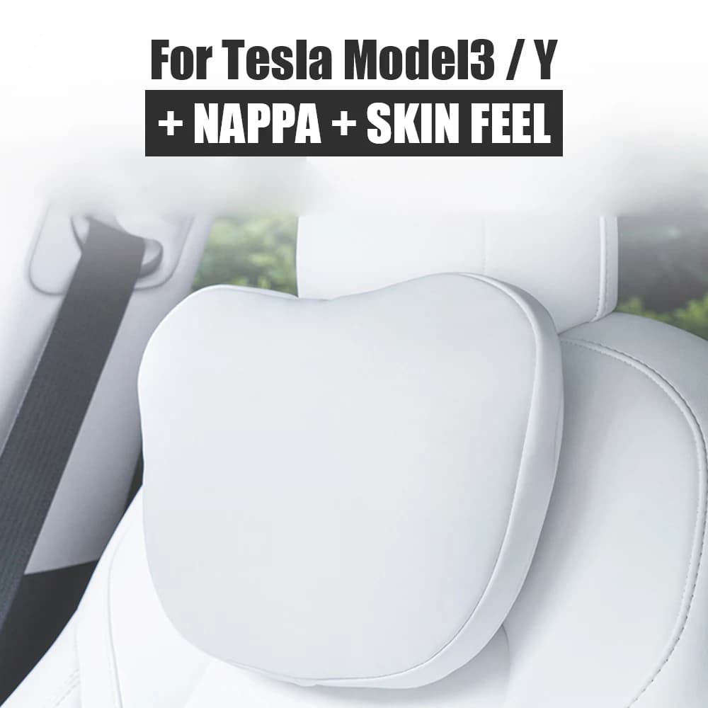 OULEX – oreiller appui-tête de siège de voiture, pour Tesla 19 – 2025 Model3/Y, coussin de soutien d