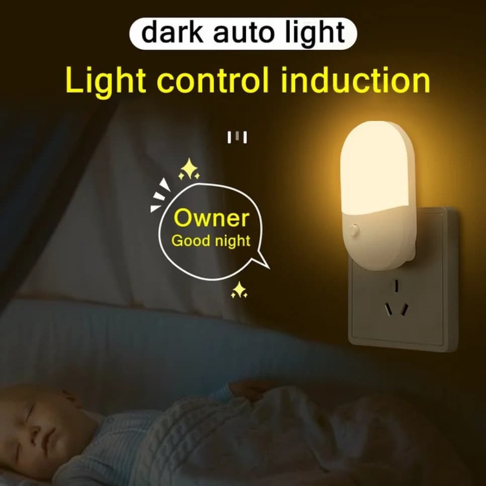 Lampe LED à économie d'énergie 3W, 2 couleurs US/EU, luminaire décoratif d'intérieur, idéal pour une