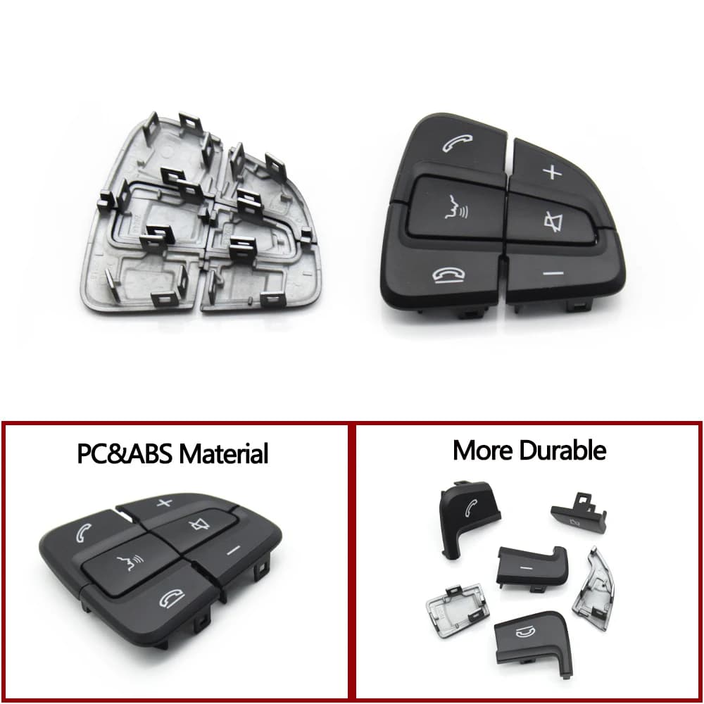 Couvercle de commutateur de commande de boutons de volant de voiture, pour BENZ A B CLA CLS GLA GLS 