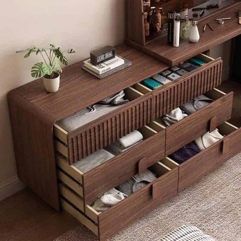 Coiffeuse de chambre moderne et vintage de luxe avec tiroir, sans miroir, pour petite pièce