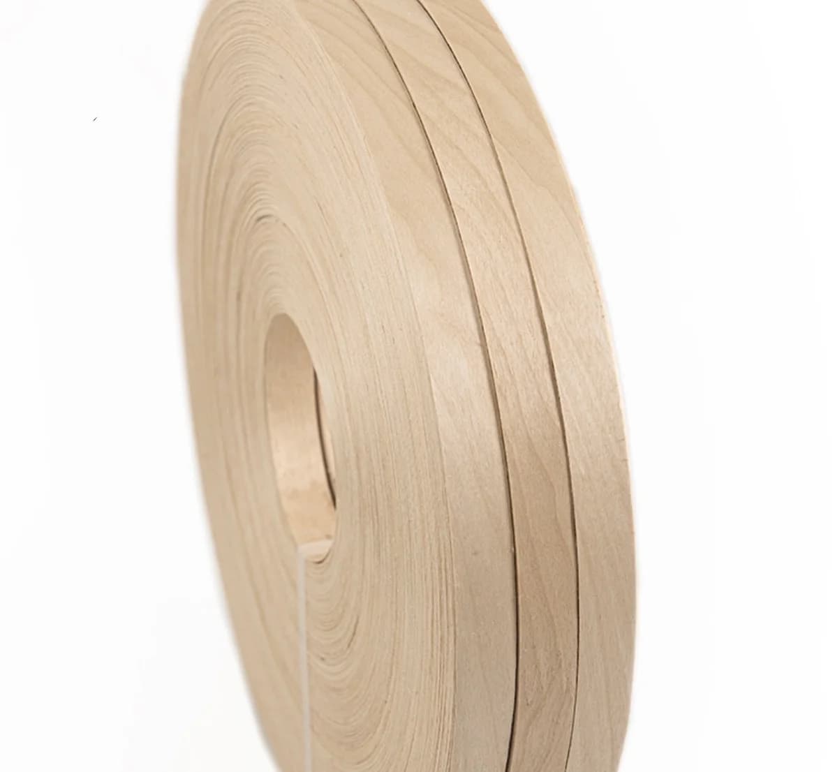 10 mètres/largeur du rouleau: 20mm épaisseur: 0.5mm bande de chant de bouleau blanc naturel feuilles