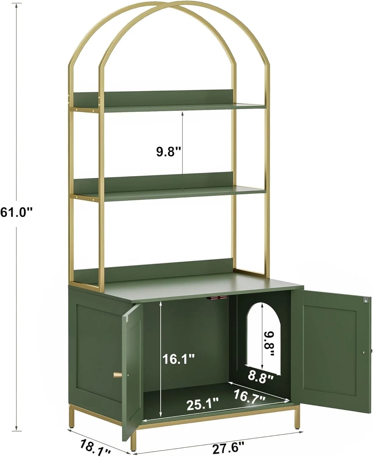 Maison en bois à motif solide pour chat, combinaison de bac à litière pour chat, meubles pour animau
